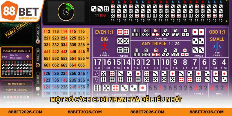 Một số cách chơi nhanh và dễ hiểu nhất